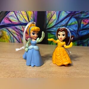 Cinderella & Belle Christmas Ornament Disney Princess